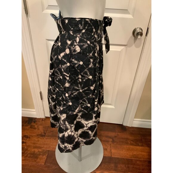 Thakoon x Target 20th Anniversary Collection Black Shibori A-Line Skirt, Size 10 - Picture 3 of 6